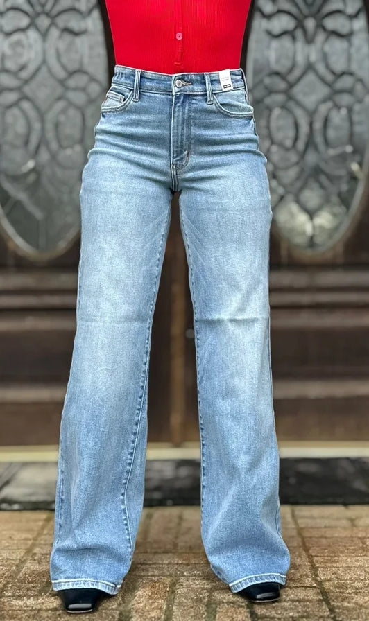 Judy Blue Caroline Vintage Wide Leg Jean