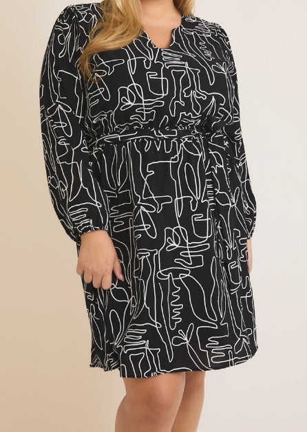 Modern Lines Dress