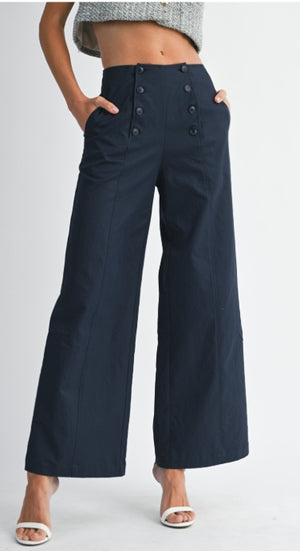 Portside Poise Wide-Leg Trousers