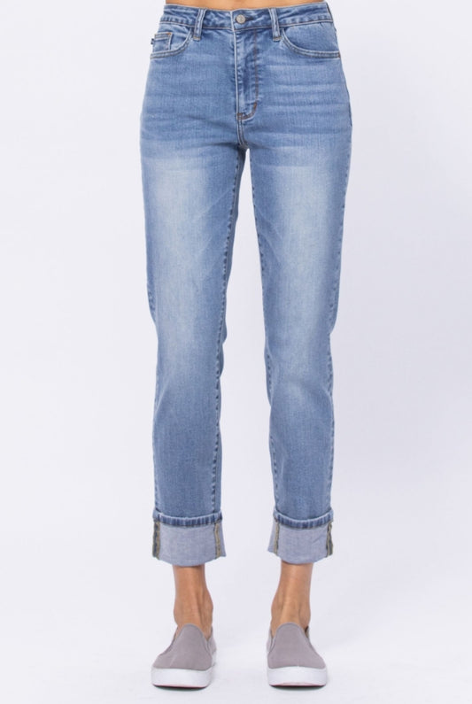 Judy Blue Traci Highrise Boyfriend Crops