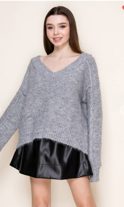 The Cloud Nine V-Neck Sweater