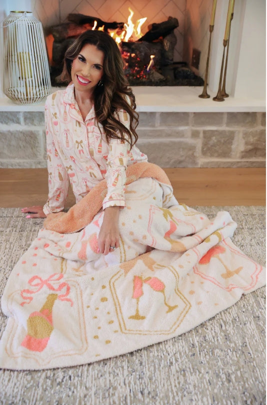 Bows & Bubbly Blanket