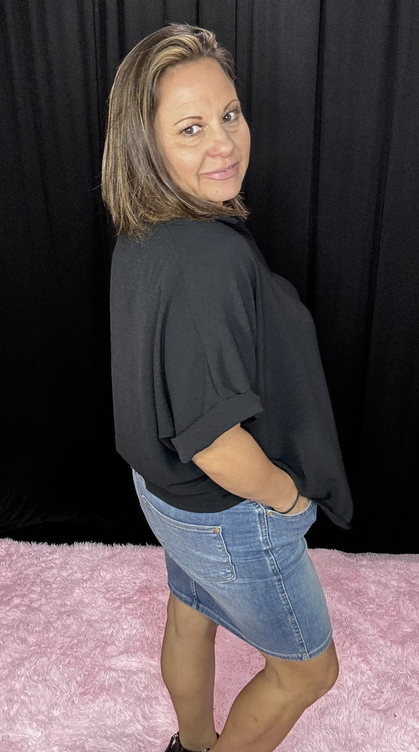 Risen Another Day In Paradise Denim Skirt - Final Sale