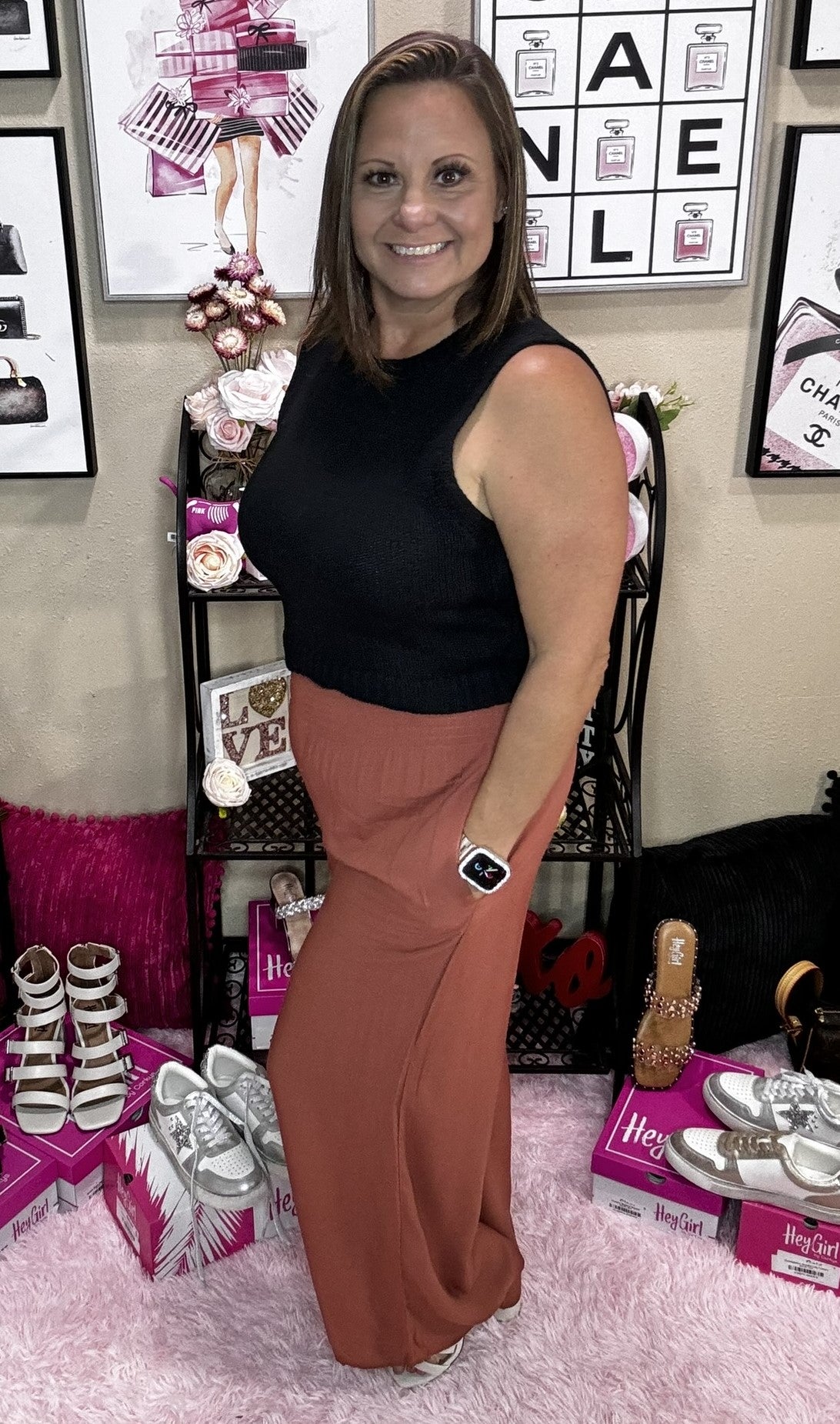 Coastal Breeze Smocked Palazzo Pants *Final Sale*