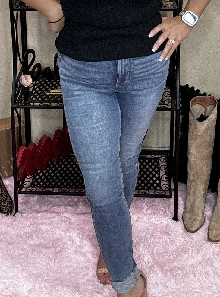 Judy Blue Feeling My Roots Skinny Jeans