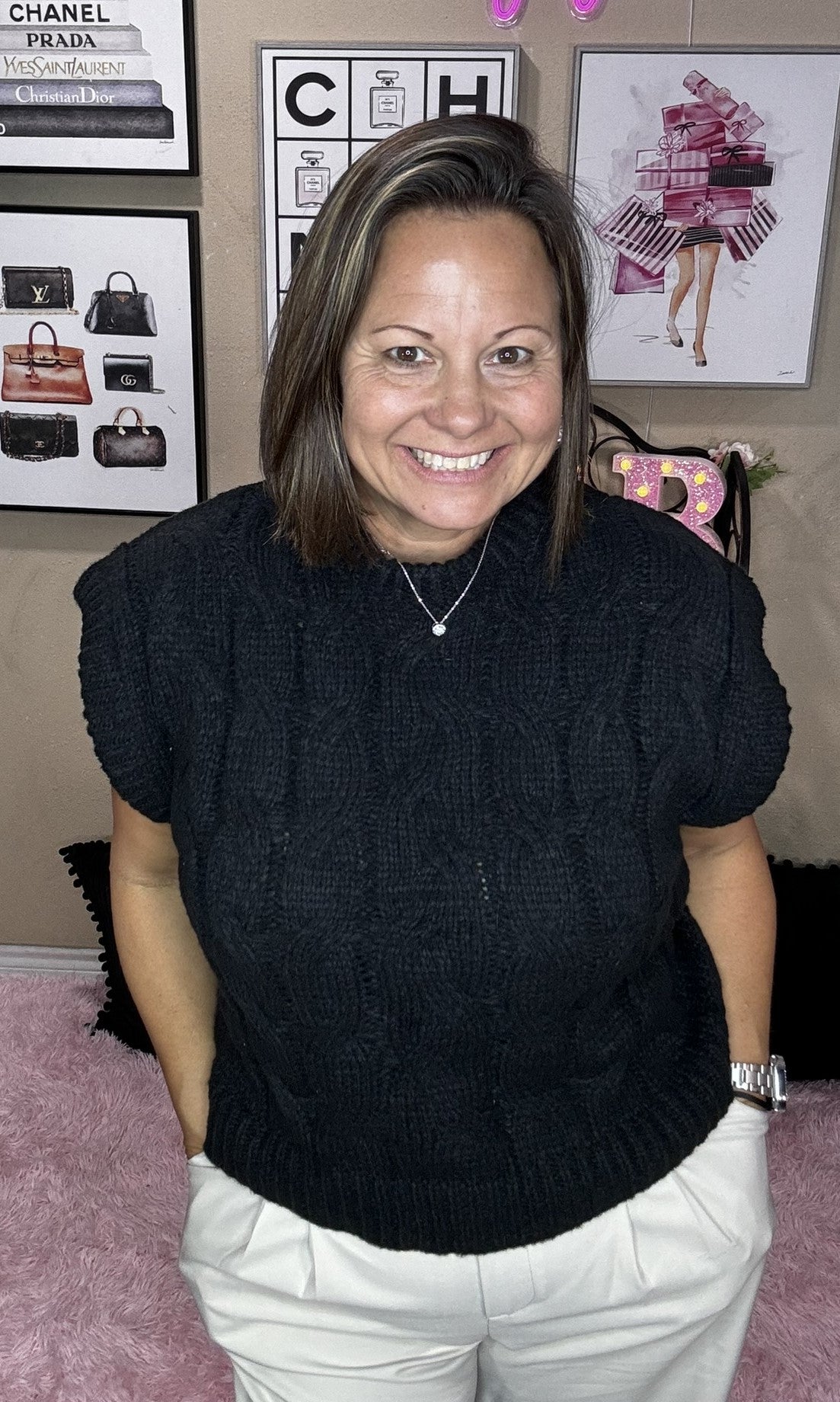 The Cable & Chic Sweater Vest