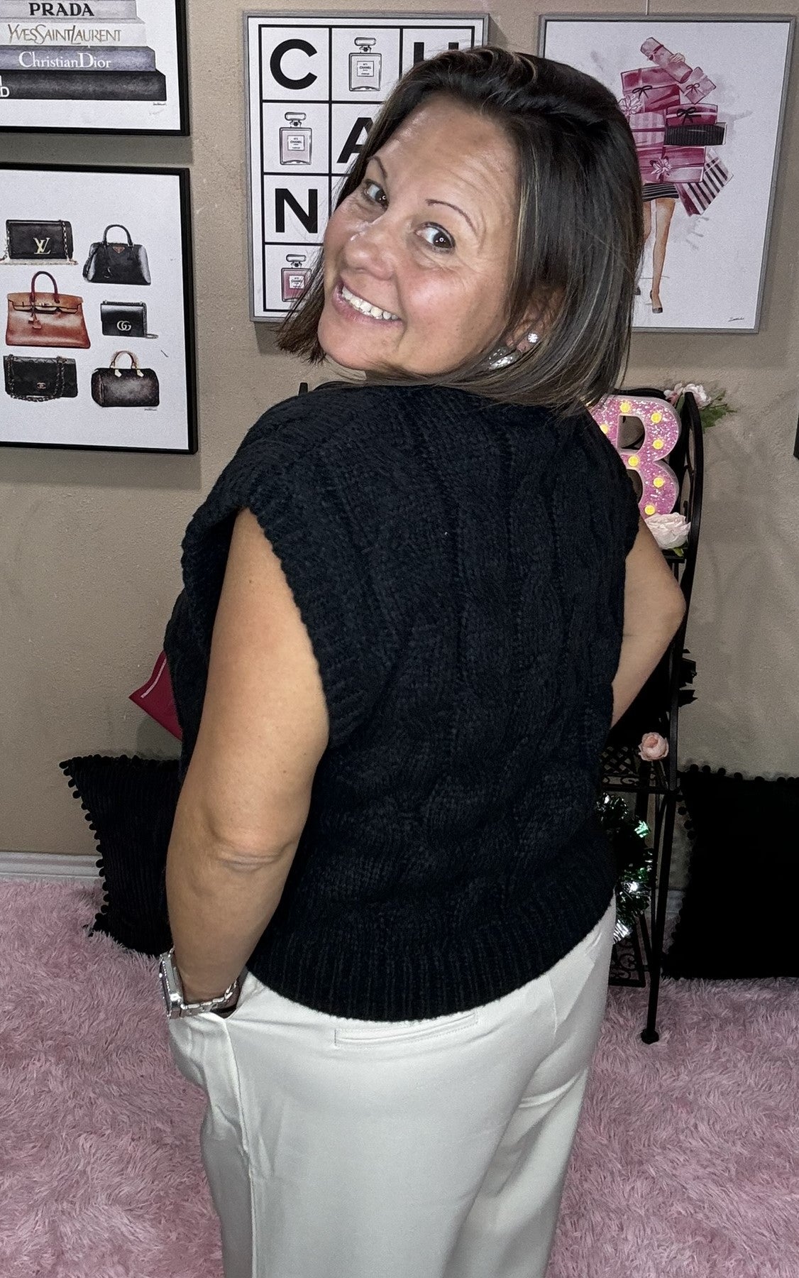 The Cable & Chic Sweater Vest