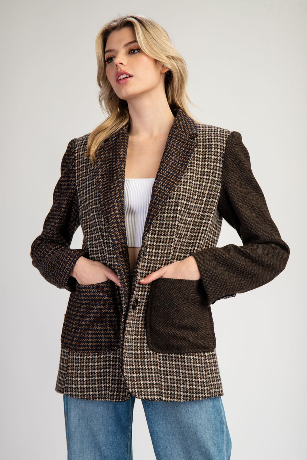 The Oxford Patchwork Blazer