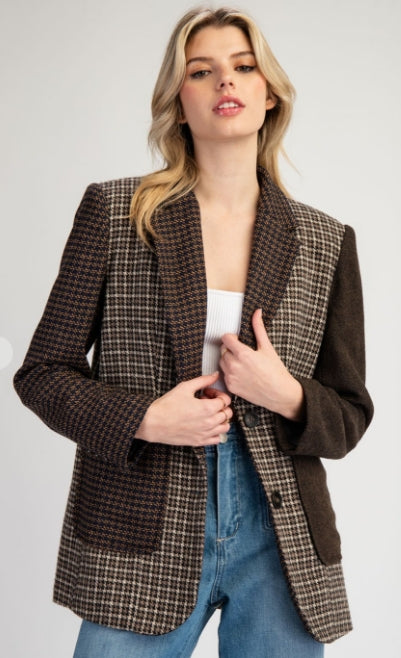 The Oxford Patchwork Blazer