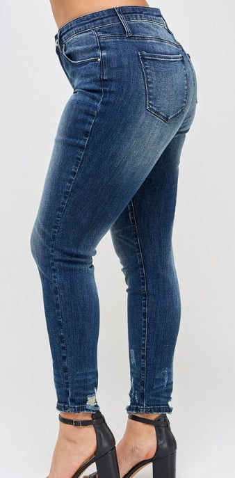 Indigo Muse Mid-Rise Skinny Jeans – Plus