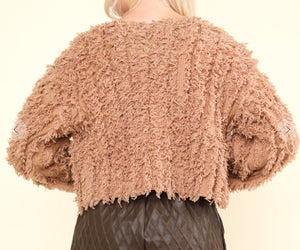 The Fuzzy Frenzy Zip Cardigan