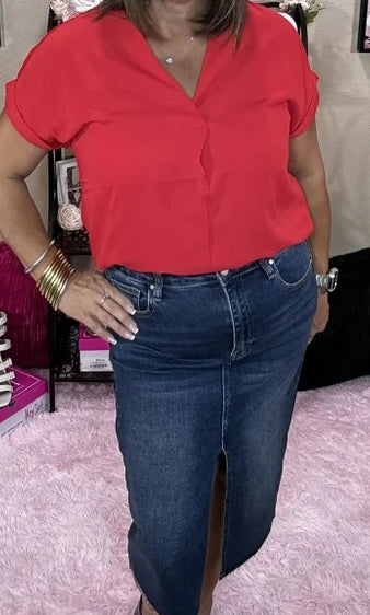 Jess Lea Whitney Woven Blouse - Final Sale
