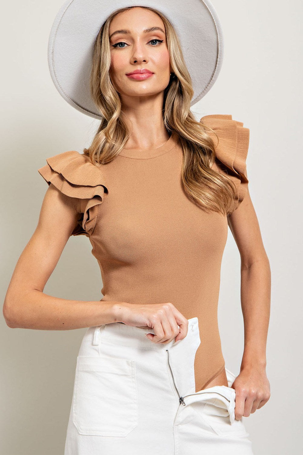 All Ruffled Bodysuit