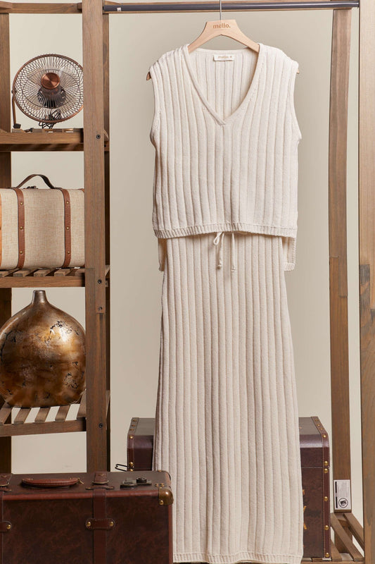 Jordan Knit Sleeveless Hi-Lo Top