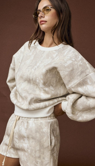 Woodland Camo Crewneck Set