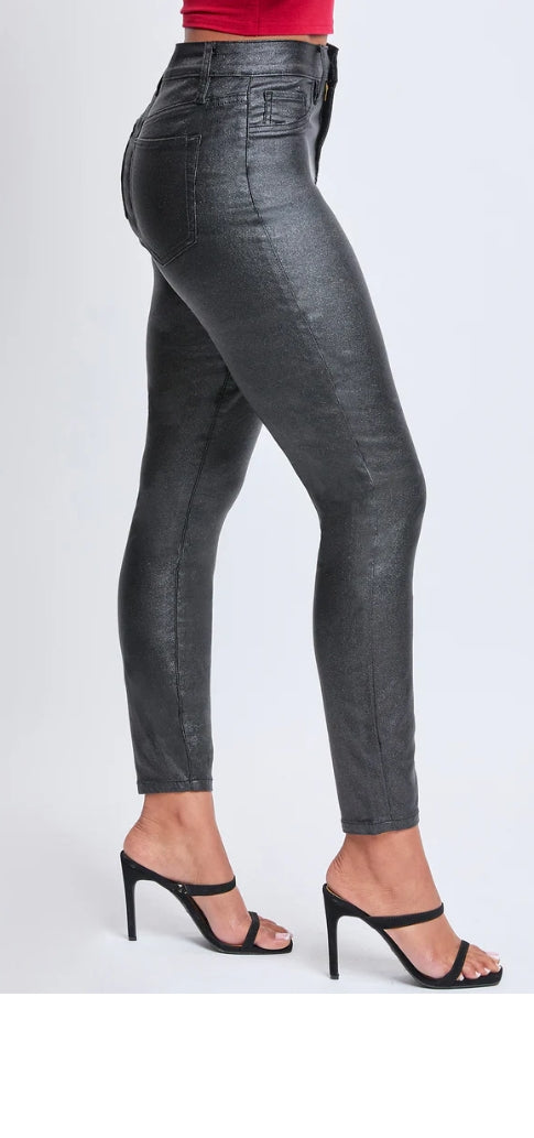 Starry Night Black Metallic Skinny Plus
