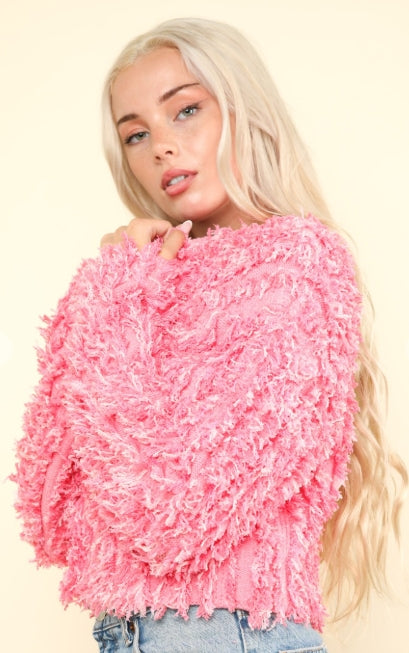 The Fuzzy Frenzy Zip Cardigan
