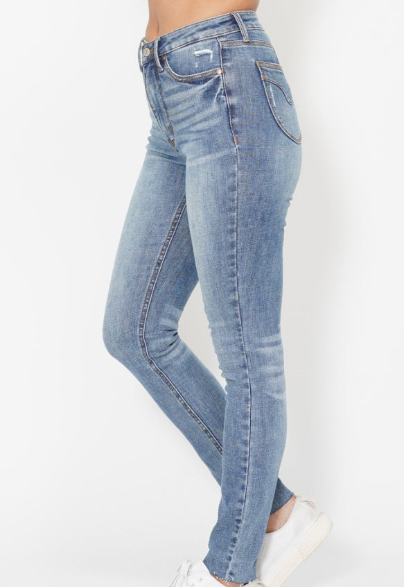 Judy Blue Feeling My Roots Skinny Jeans
