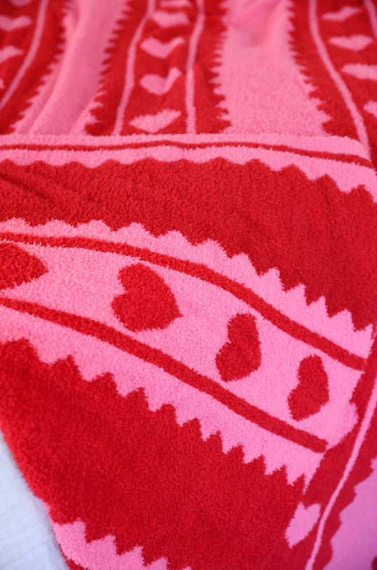 Heartfelt Stripes Blanket