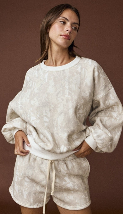 Woodland Camo Crewneck Set