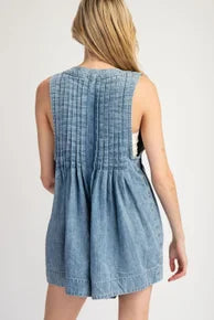 Boho Bliss Denim Romper