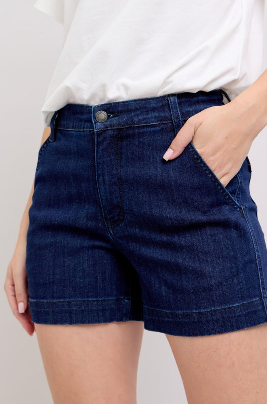 Judy Blue Cordelia Denim Trouser Shorts