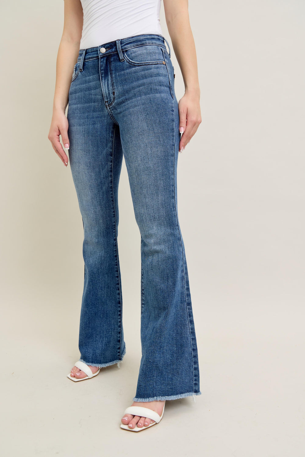 The Stevie Step Hem Flares