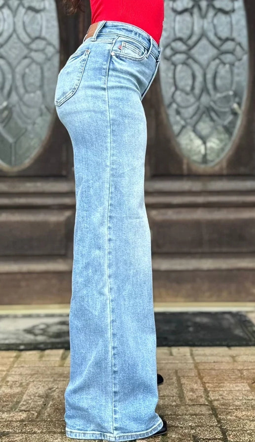Judy Blue Caroline Vintage Wide Leg Jean